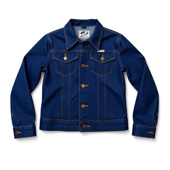 Wrangler Girls Denim Jacket Size 16 – Vintage 11 oz Cotton VINTAGE - Picture 1 of 10